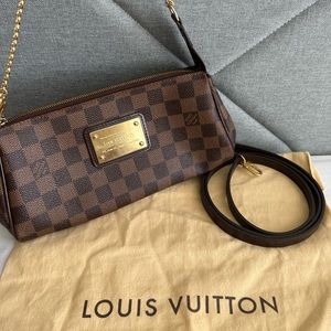 Louis Vuitton Damier Ebenr Eva Clutch